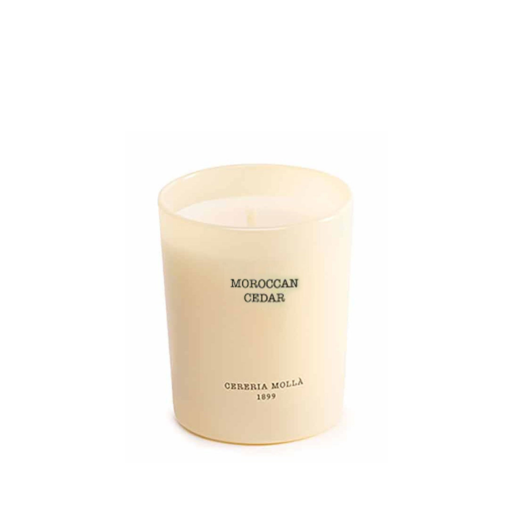 Vaso Mini Vela Moroccan Cedar 70g Cereria Molla 1899 Duftkerze